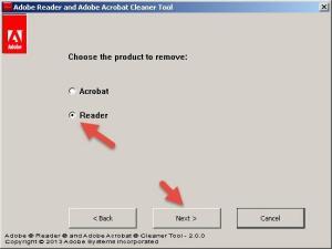 AcroCleaner Adobe Reader