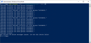 Powershell read a big text file