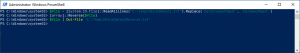 Powershell Text turning back and replace