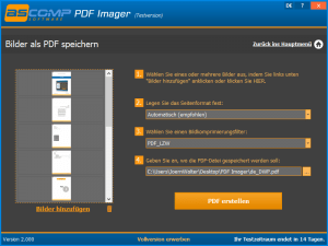 Bilder in PDF umwandeln